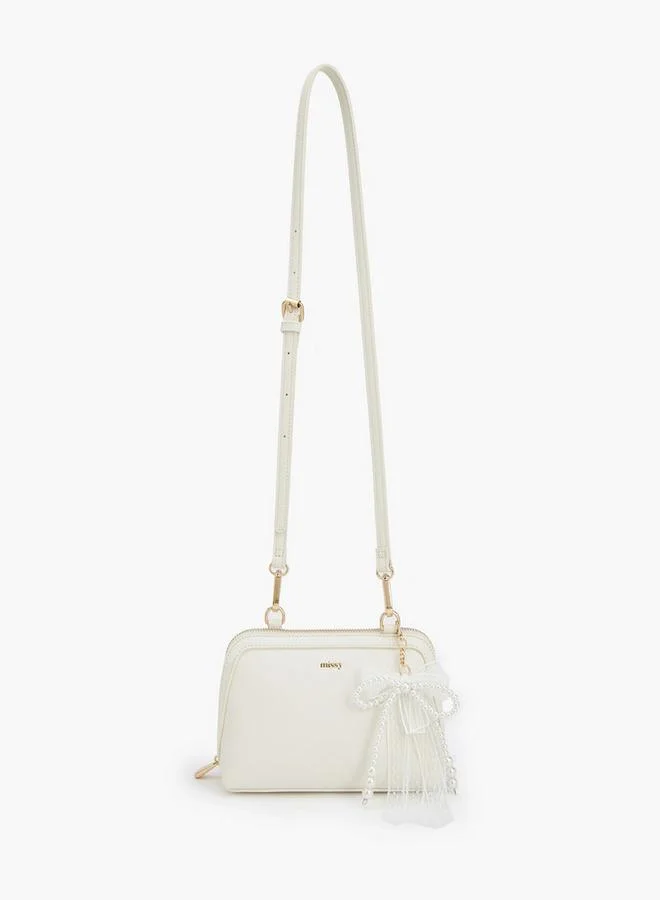 ميسي Charm Accent Crossbody Bag With Detachable Strap